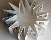 Miniature artist's book A-Z of Flora