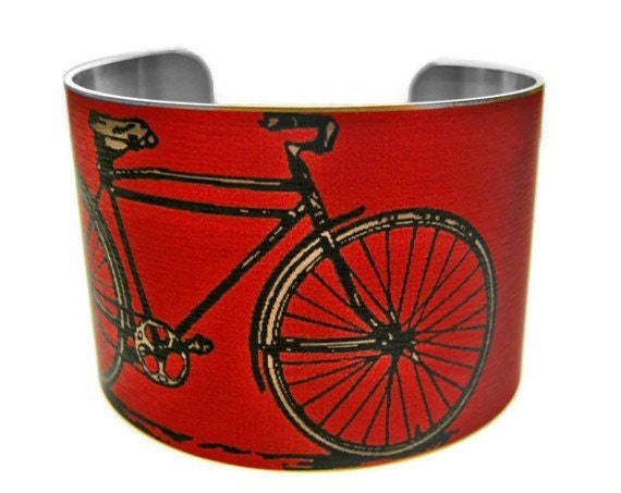Stainless Steel cuff bracelet Bike Vintage style Free Shipping to USA