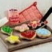 BAKERY SWEETS - PDF Felt Food Pattern (Cinnamon Rolls, Sugar Cookies, Sprinkles, Spatula, Hot Pad and Baking Sheet)
