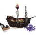 New PIRATE SHIP - PDF Ship & Crew Pattern (Ship, Lifeboat, Octopus, Captain, Crew, Treasure Chest)