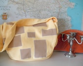 Messenger Bag with Squares