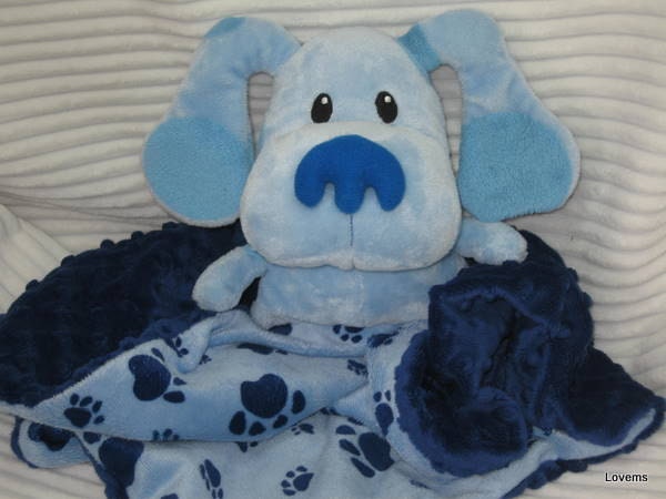 Security Blanket, baby blanket, lovie - Blues Clues  - Lovems