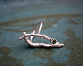 Branch Ring with Peridot - Sterling Silver