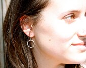 Small Endless Earrings in Sterling Silver