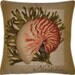 Sealife Seashell Woven Tapestry Cushion Cover Sham