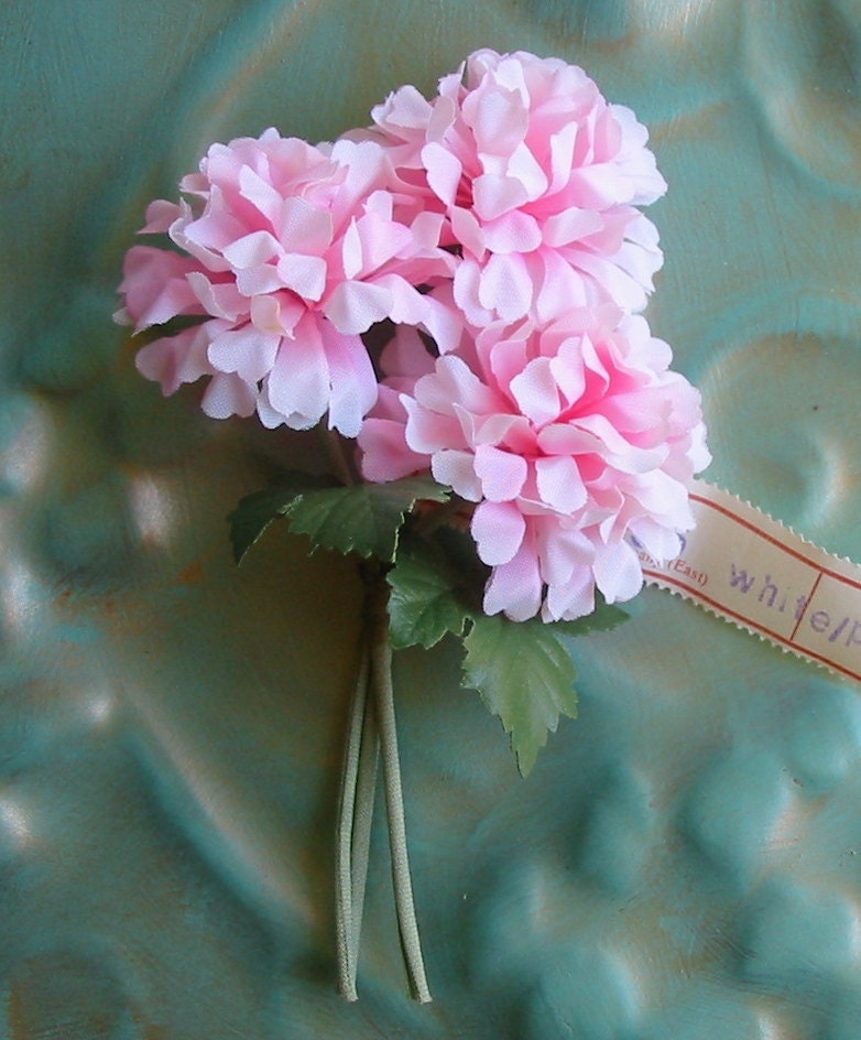 Vintage Millinery German Mini Carnation Spray Flowers