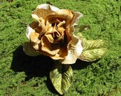 Gorgeous Large Ivory Silk Millinery Rose Hatmaking