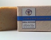 Oatmeal and Honey Goat Milk - OLIVE & SHEA BUTTER Soap - Cold Process Soap