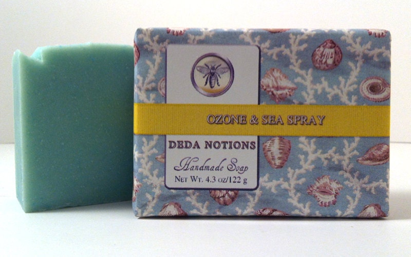 Ozone and Sea Spray - OLIVE & SHEA BUTTER Soap - Cold Process Soap