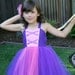 RAPUNZEL costume dress TUTU dress style for toddlers and girls fun for special occasion or birthday party costume