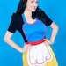 SNOW WHITE apron retro APRON womens full Halloween costume aprons