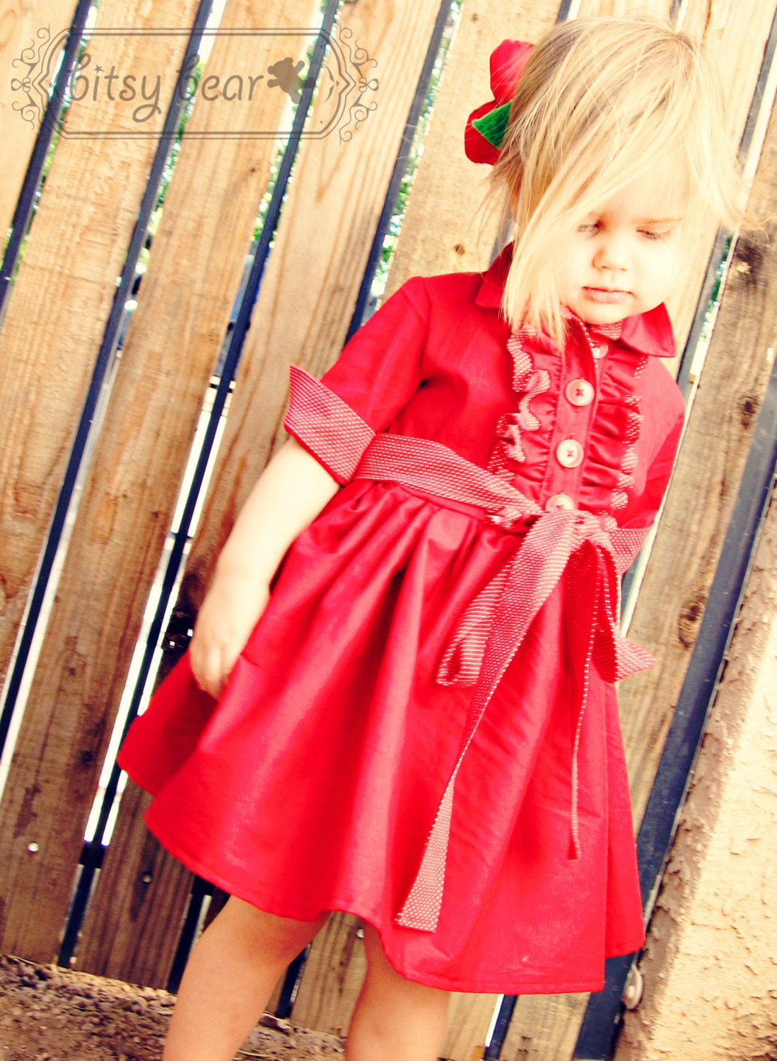 PRE-ORDER- Holiday Tuxedo Dress for baby, toddler, and girl
