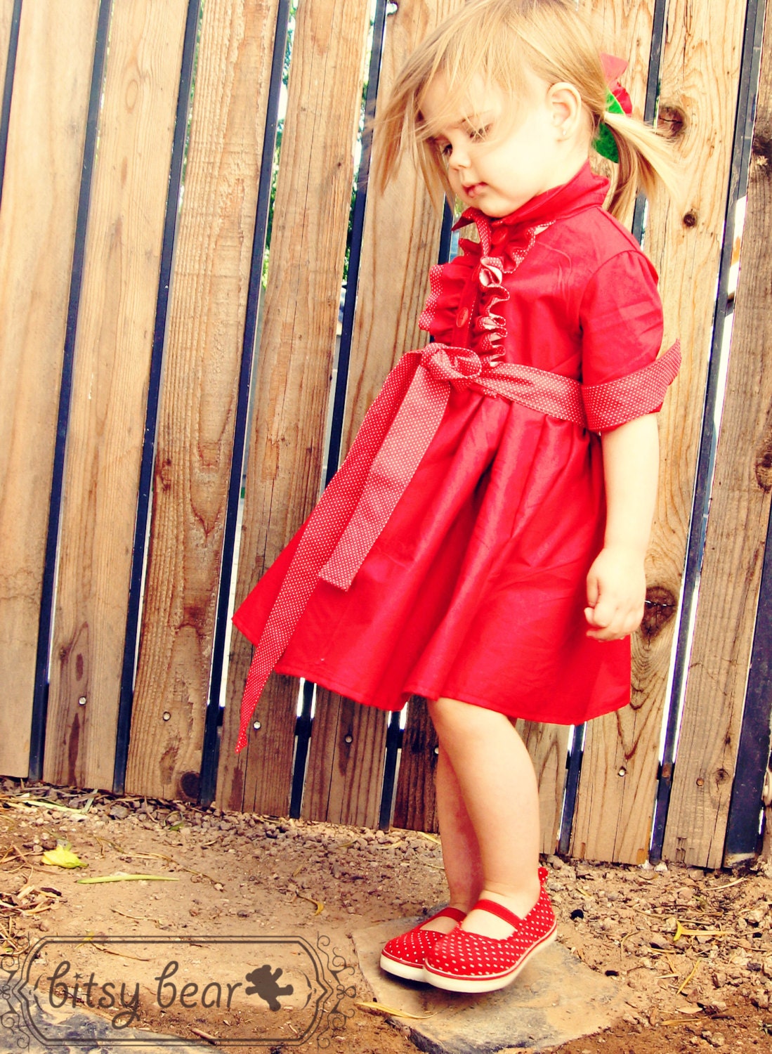 PRE-ORDER- Holiday Tuxedo Dress for baby, toddler, and girl