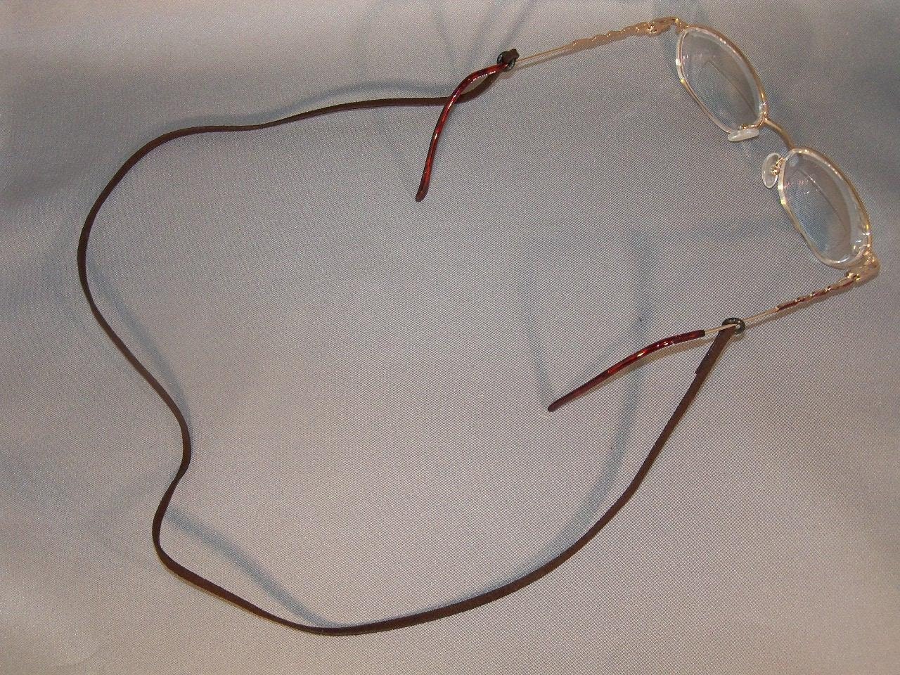 Leather Eyeglasses Neck Strap Holder