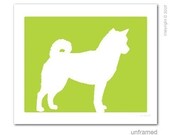 Mod Shiba Inu Fine Art Print - 11x14