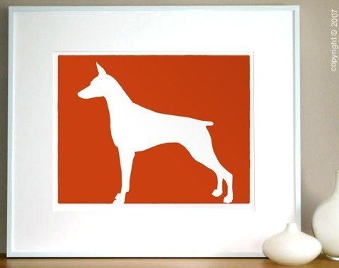 Mod Doberman Fine Art Print