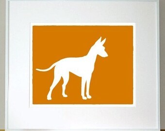 Mod Manchester Terrier - 11x14 Print