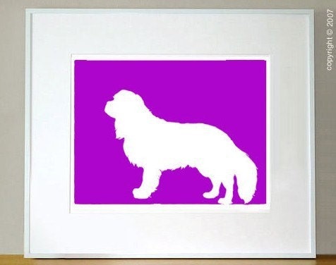Mod Cavalier King Charles Spaniel 11x14 - Fine Art Print