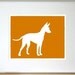 Mod Manchester Terrier - 11x14 Print