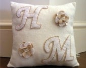 Made to order Bride and Groom Cushion