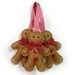 Felt Gingerbread Man Christmas Decoration