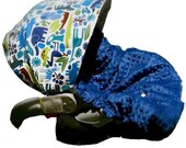 REVERSIBLE AT the ZOO- Infant car seat cover