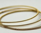 14k Yellow Gold Filled Beaded/Dotted Stacking Stackable Bangle Bracelet, Wedding Gift, Mother's Day