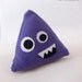 Purple Plush d4 - 4 Sided Role Playing Dice