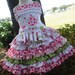 Custom Boutique Strawberry Tea Party 2 Piece Nie Nie Girl Dress 2 3 4 5 6 7 8