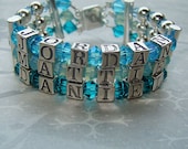 Personalized Mamacita Bracelet - Custom Name - STERLING SILVER - 3 Names