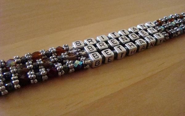 Personalized Mamacita Bracelet - Custom Name - 3 Names