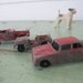 Trio of red cars