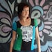Custom Reconstructed Upcycled Styline Tshirt Women