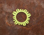 Binary II Bracelet // Lime // Laser cut felt
