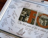 Guest Signature Poster- Personalized Photo Letter GICLEE Print- made to order- price per letter