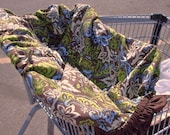 PATTERN, Shopping Cart Cover, Grocery Buggy, Baby, tutorial, REVERSIBLE, Instant Download