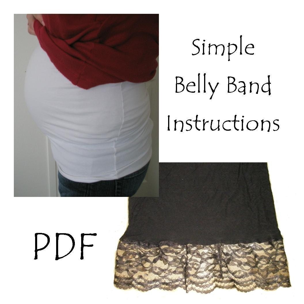 PATTERN, Belly Band, Sewing, Maternity, Instant PDF Download
