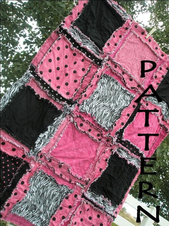 50% Off Rag Quilt Pattern for Baby Crib by avisiontoremember