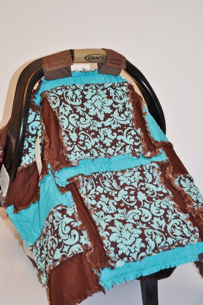 Car Seat Cover PATTERN, Rag Quilt, Nursing cover, baby blanket, Addy Mae, INSTANT DOWNLOAD