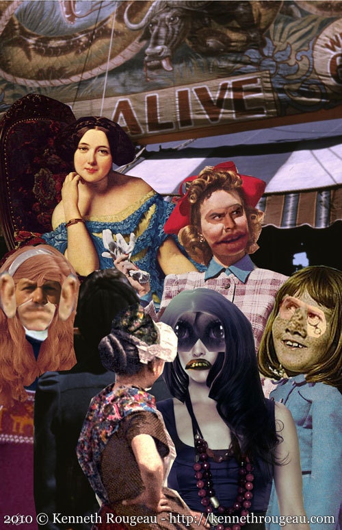 Bella Never Did Mind Being Called A Freak - 11x14 Bizarre Surreal Fantasy Fine Art Print