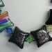 Polymer clay Rainbow Pillow Bead Set