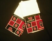 Boutique Burp Cloth sets......UNIVERSITY OF OKLAHOMA...Baby Boutique Burp Cloth Set