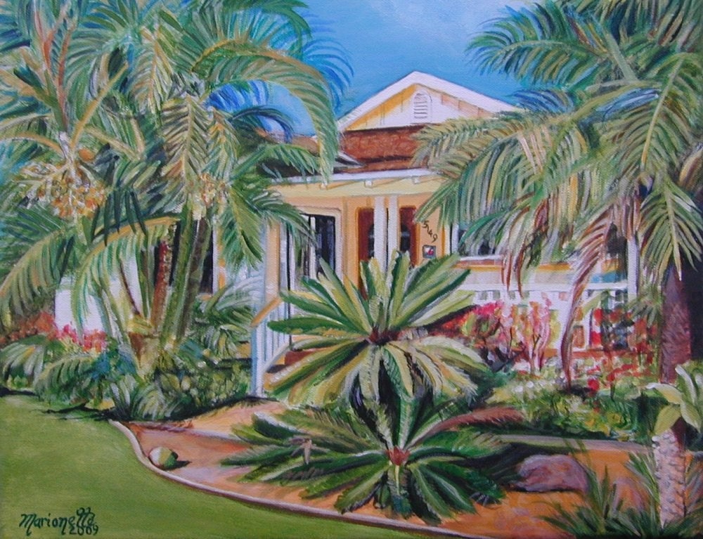 House Portraits from Kauai Hawaii Custom Commission