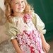 The Holiday 2011 Collection.... Shabby Chic Floral Custom Peasant Top  2-6 years