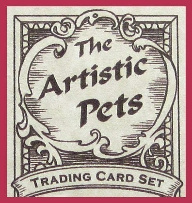 Artistic Pets Trading Card Set