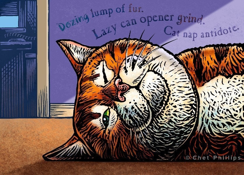 Cat Nap Antidote-Furry Haiku