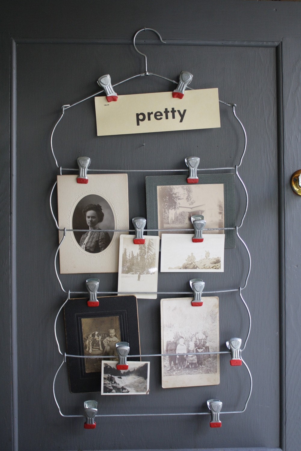 metal multi clip hanger