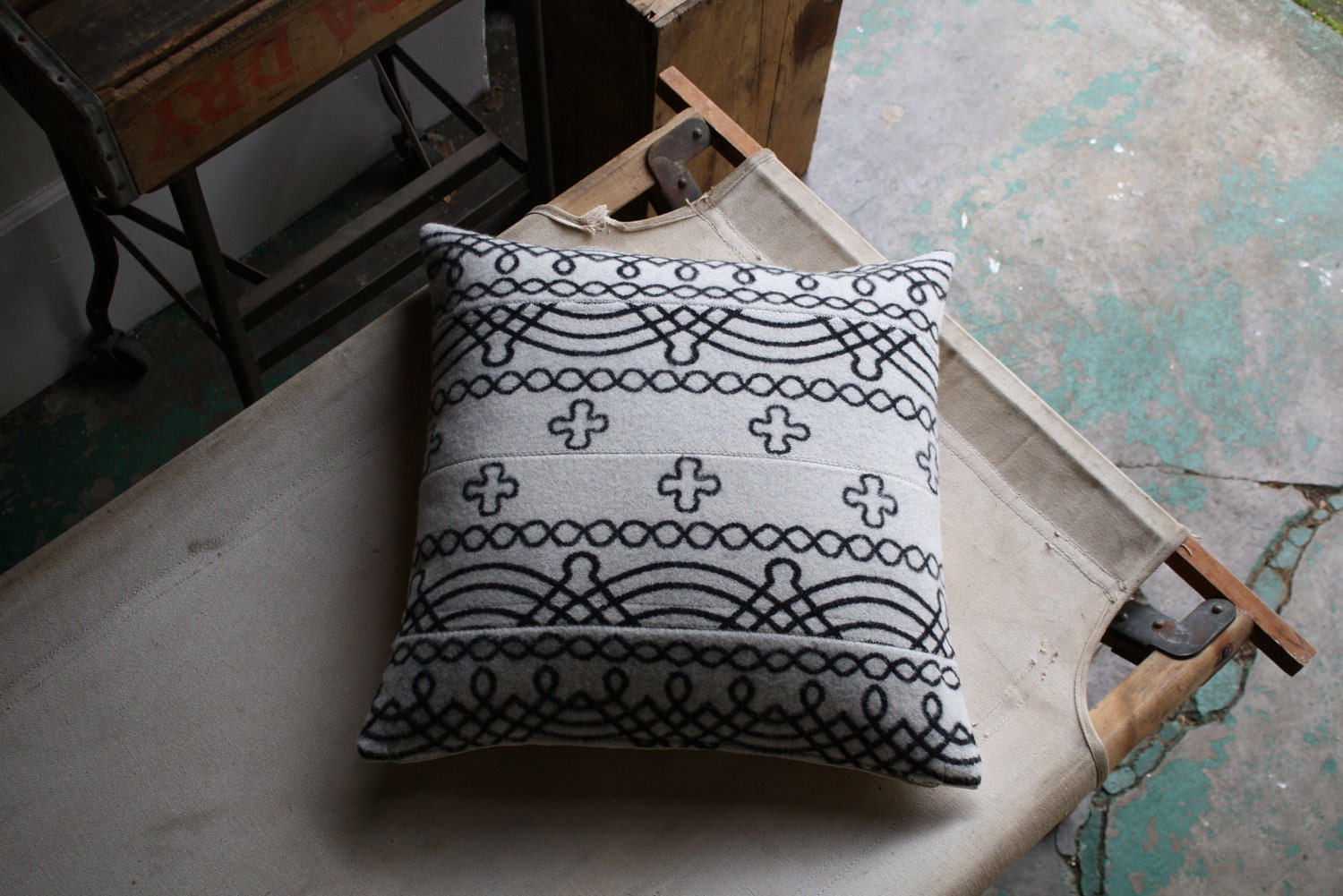 handmade pendleton wool pillow cover