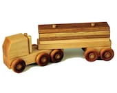 Wooden Semi Truck - Lumber Truck