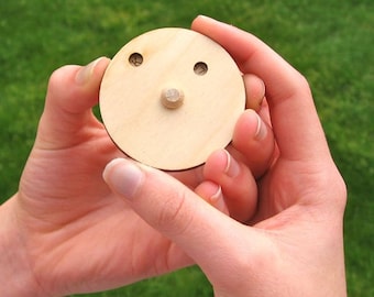 Wood Toy Secret Decoder Disk - Spy Gadget